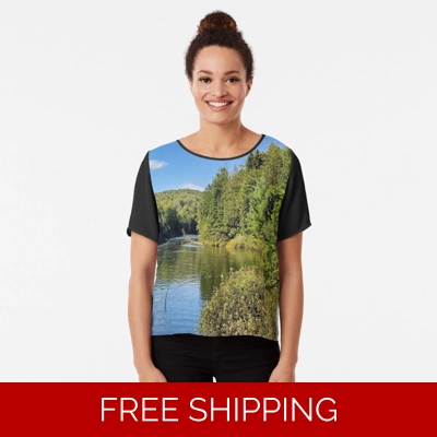 Le Studio Chiffon Top Lake Perry Le Studio Chiffon Top Lake Perry